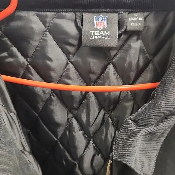 San Fracisco 49ers Workman Black Jacket Coat XL - Picture 2 of 7